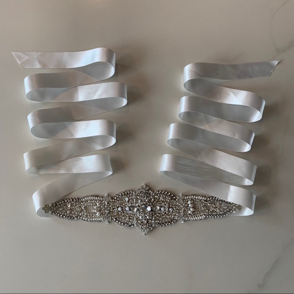 Untamed Petals Deena Bridal Sash Belt